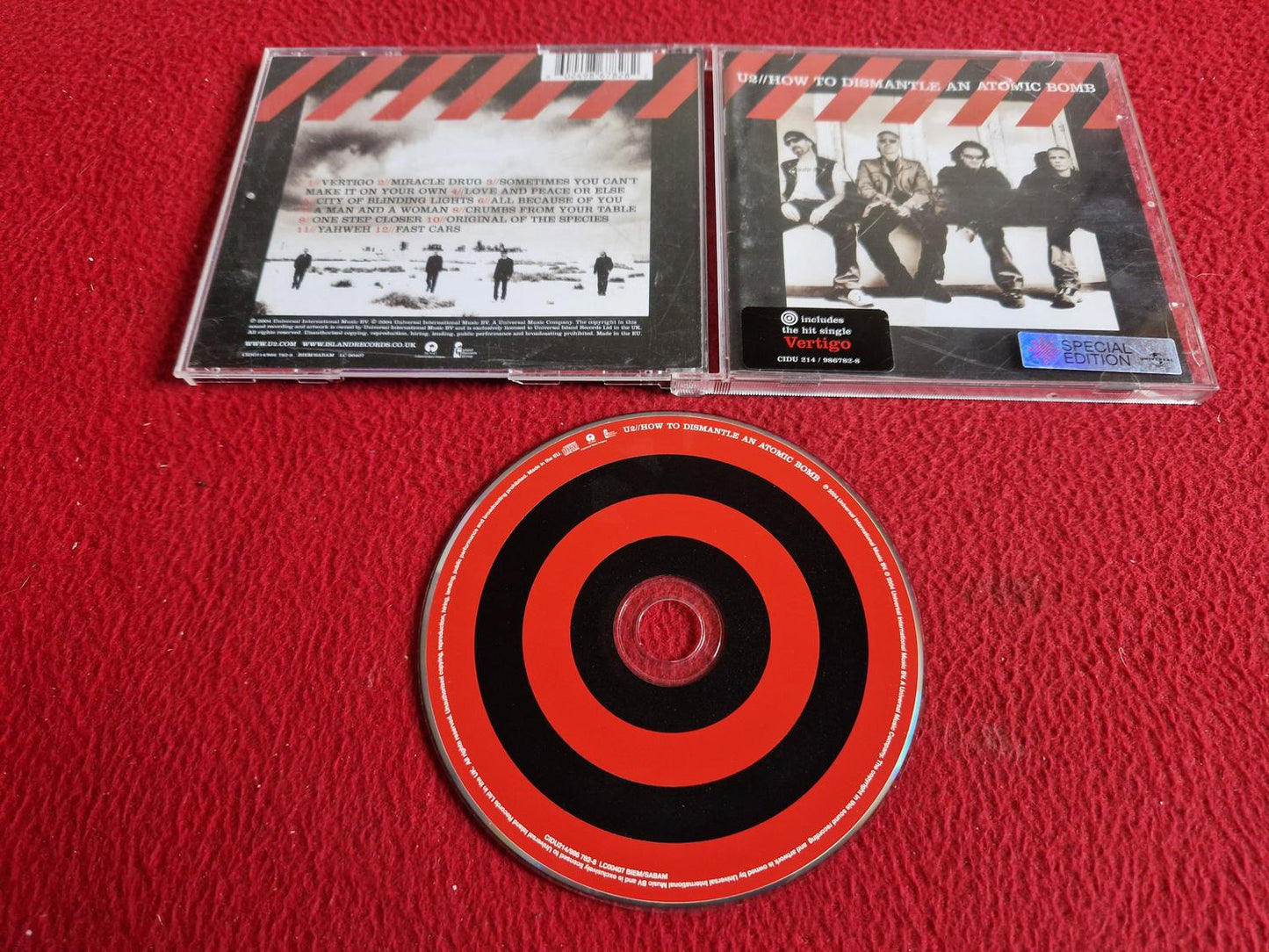 U2 HOW TO DISMANTLE AN ATOMIC BOMB CD