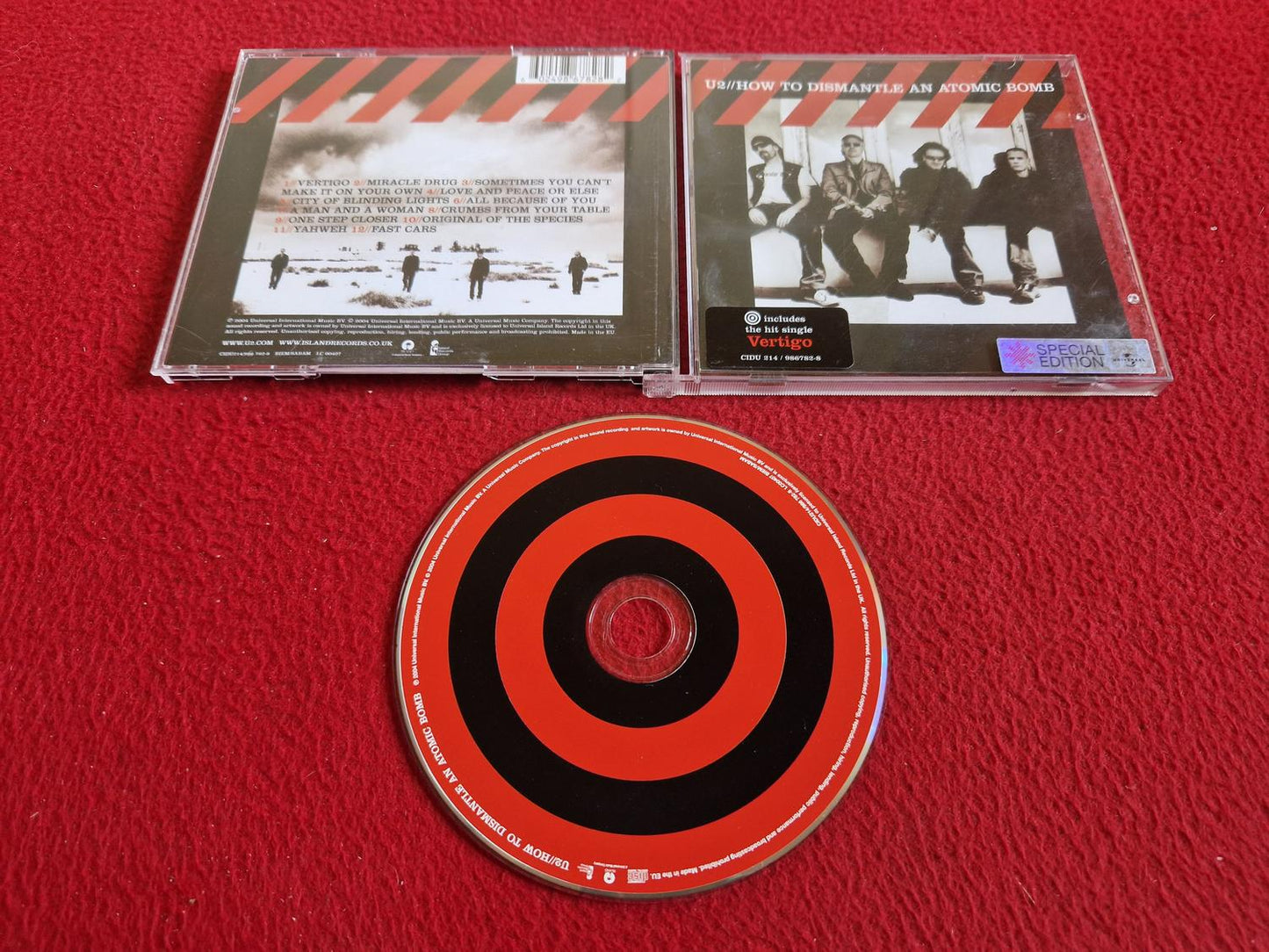 U2 HOW TO DISMANTLE AN ATOMIC BOMB CD