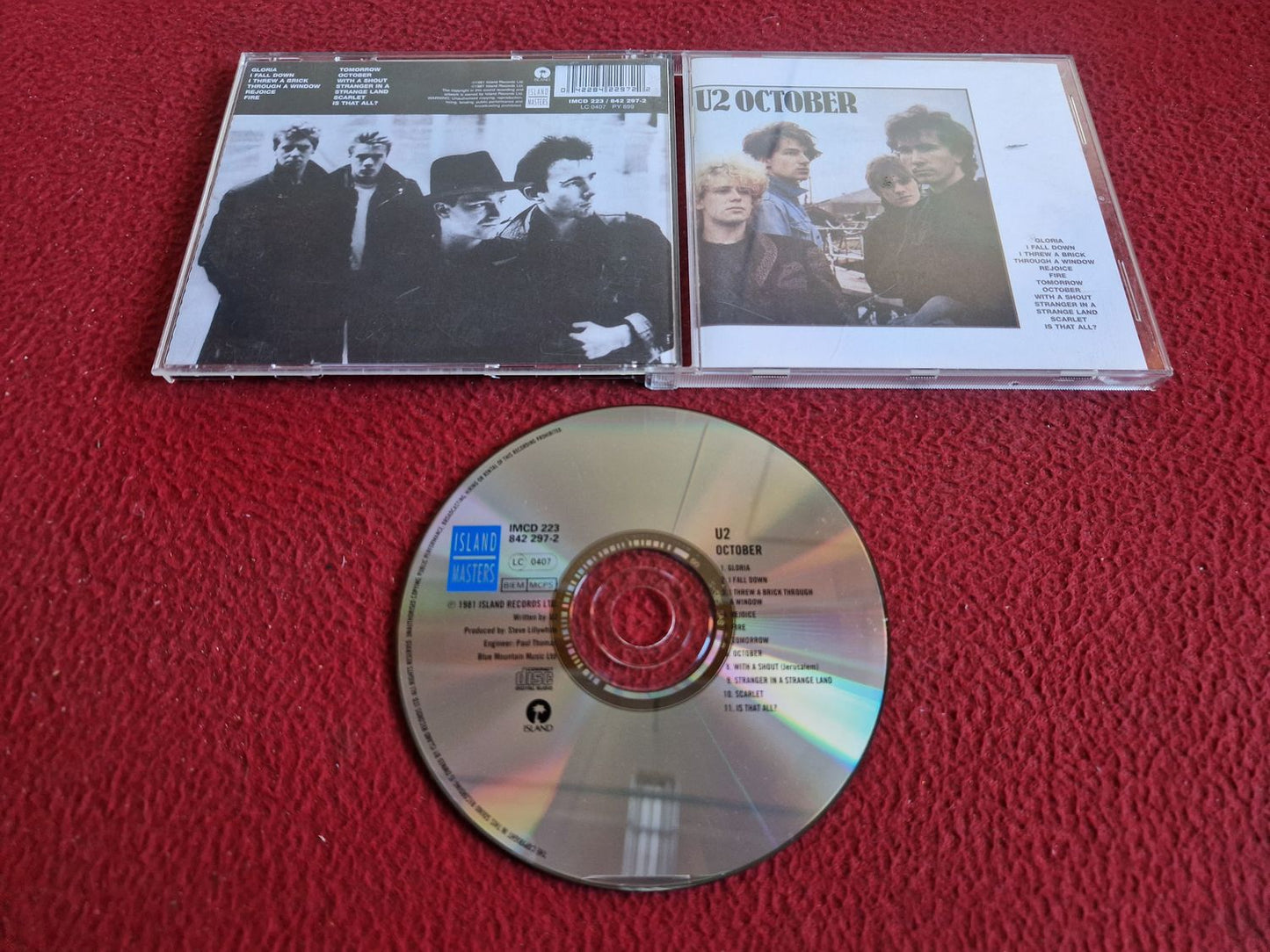 U2 OCTOBER CD
