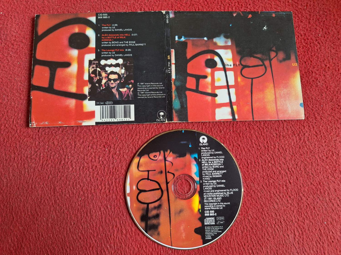 U2 THE FLY CD