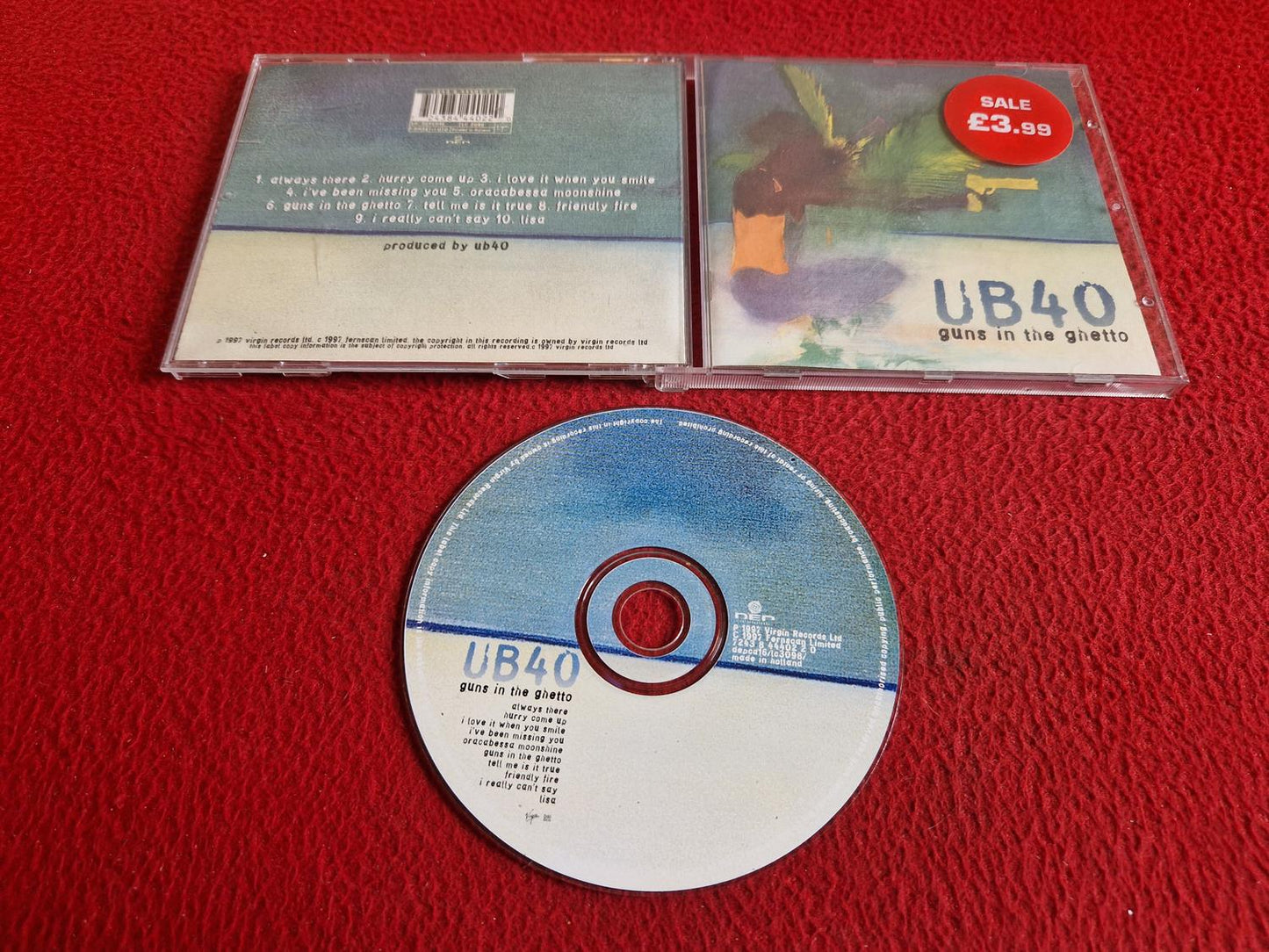UB40 GUNS IN THE GHETTO CD