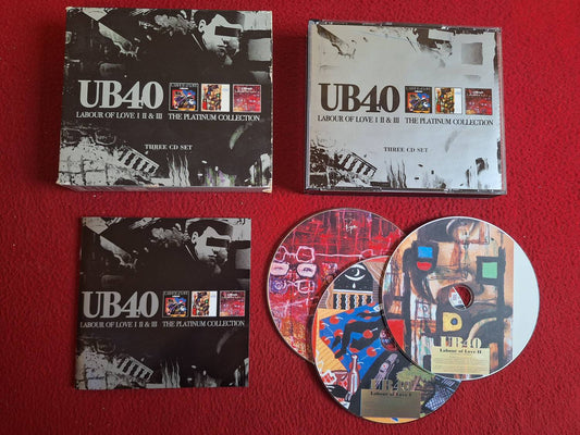 UB40 LABOUR OF LOVE 1 - 3 THE PLATINUM COLLECTION CD BOX