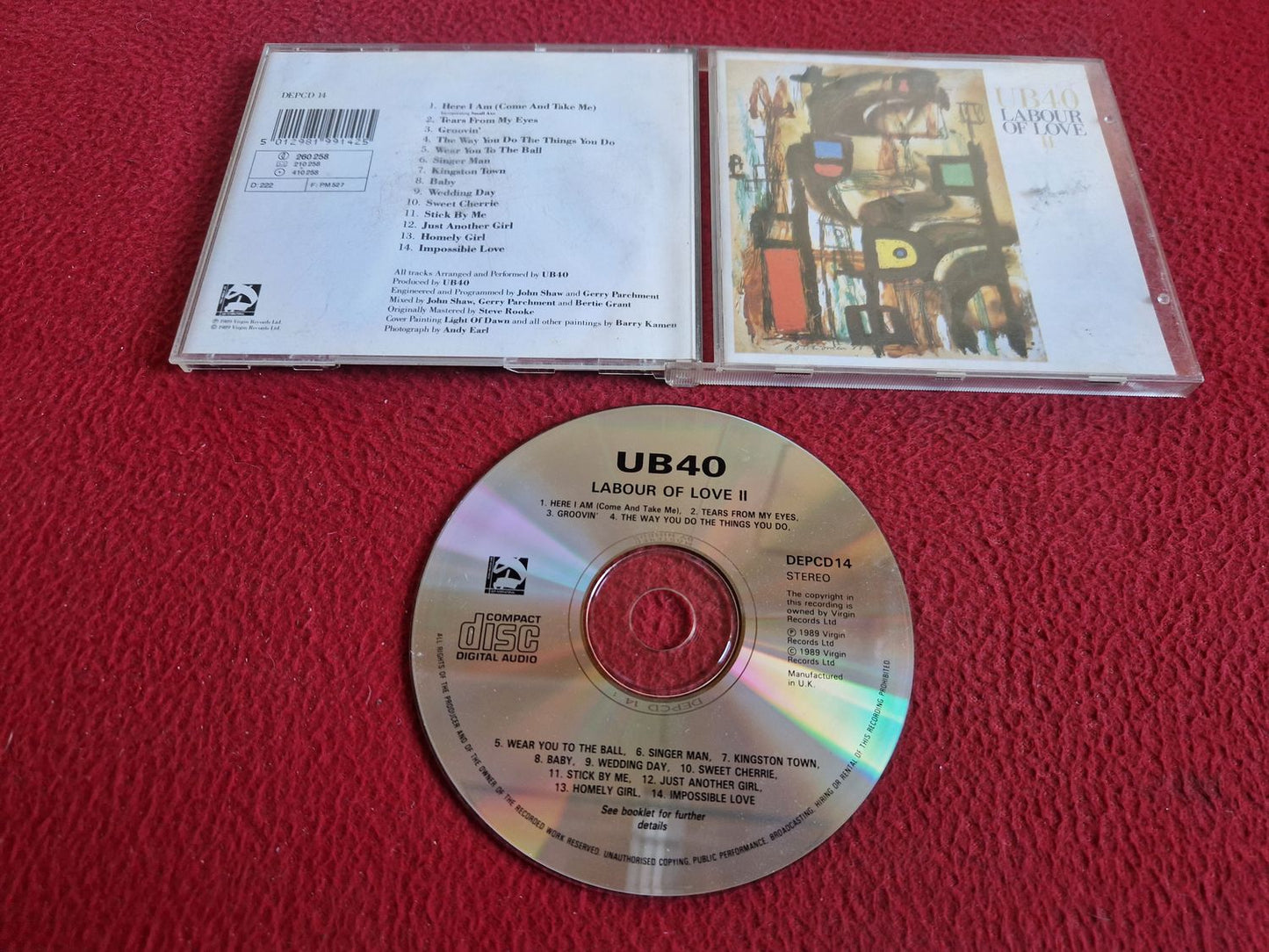 UB40 LABOUR OF LOVE 2 CD