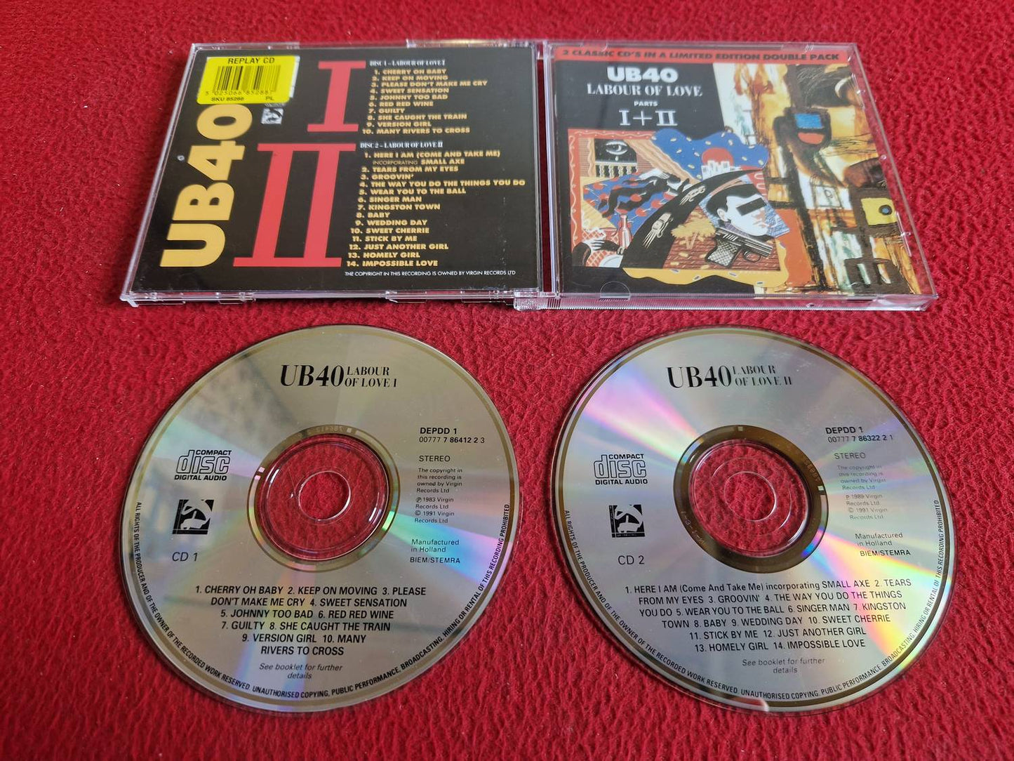 UB40 LABOUR OF LOVE I + II CD