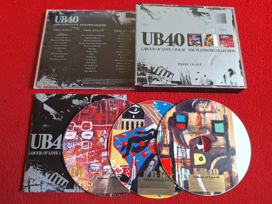 UB40 LABOUR OF LOVE I II & III THE PLATINUM COLLECTION CD BOX