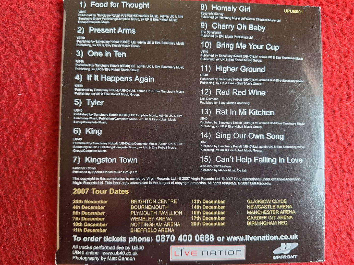 UB40 - UB40 [ THE MAIL ] CD