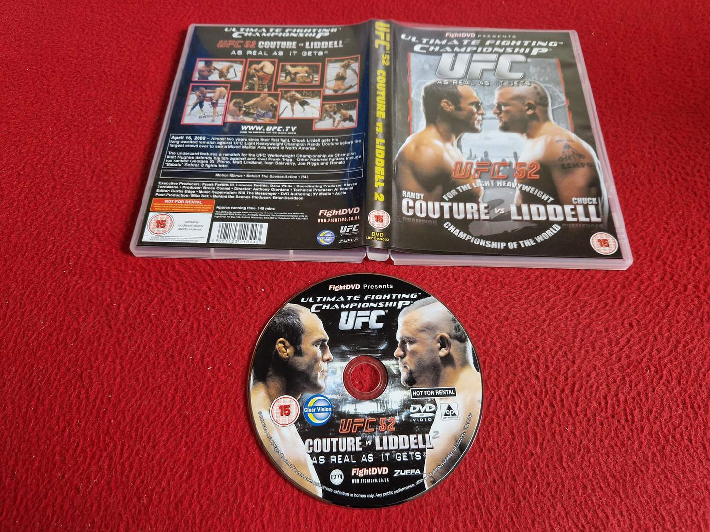 UFC 52 COUTURE VS LIDDELL 2 DVD
