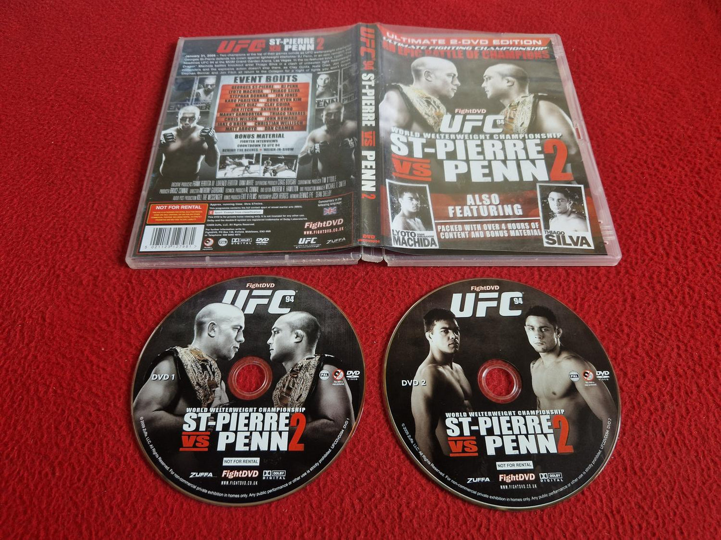UFC 94 ST-PIERRE VS PENN 2 DVD