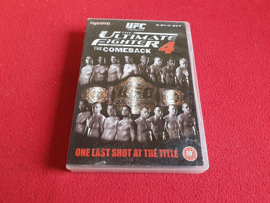 UFC THE ULTIMATE FIGHTER 4 THE COMEBACK BOX till DVD