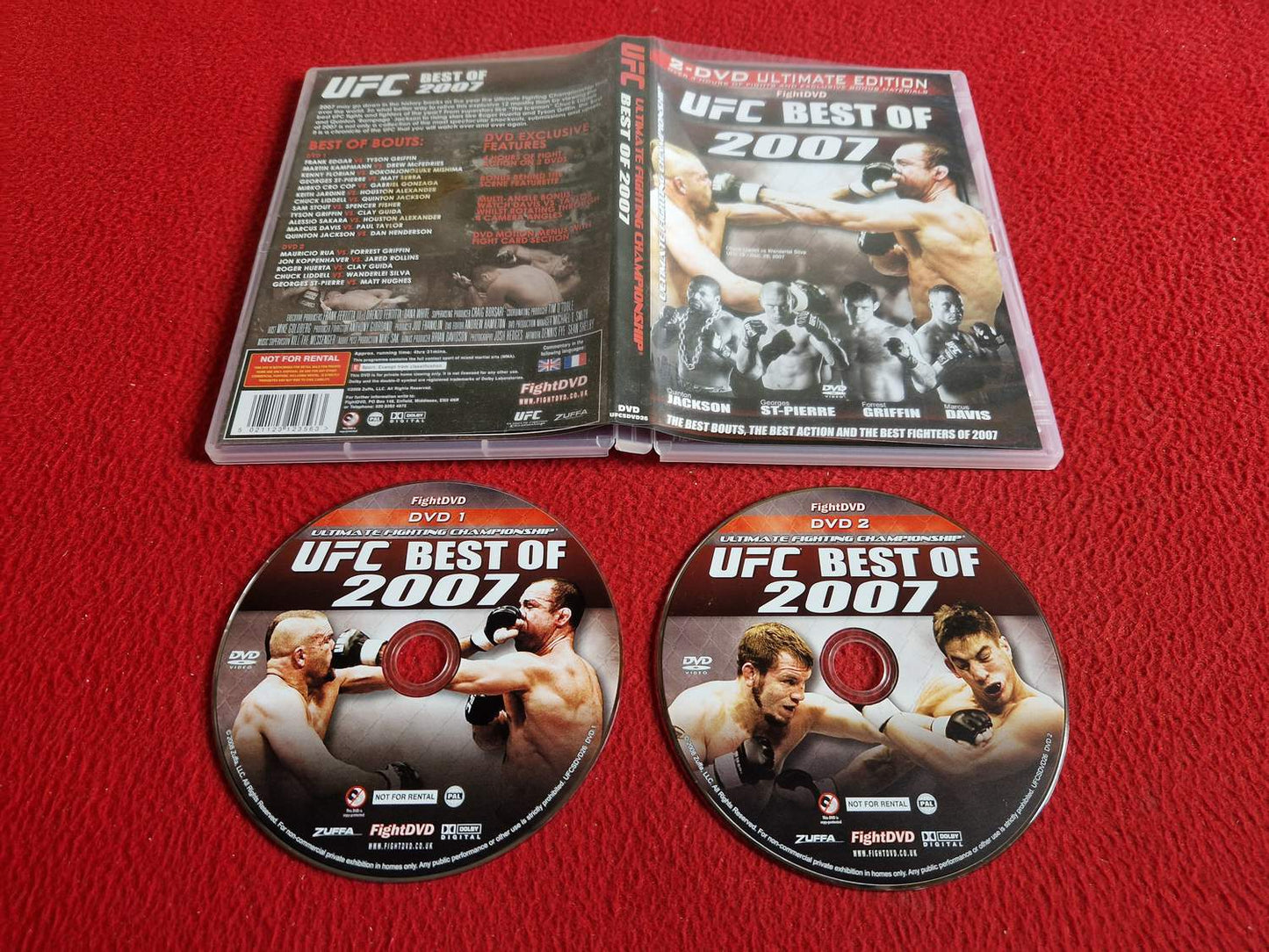 UFC ULTIMATE FIGHTING CHAMPIONSHIP BEST OF 2007 DVD