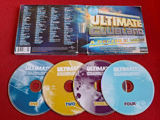 ULTIMATE CLUBLAND A DECADE IN DANCE CD BOX
