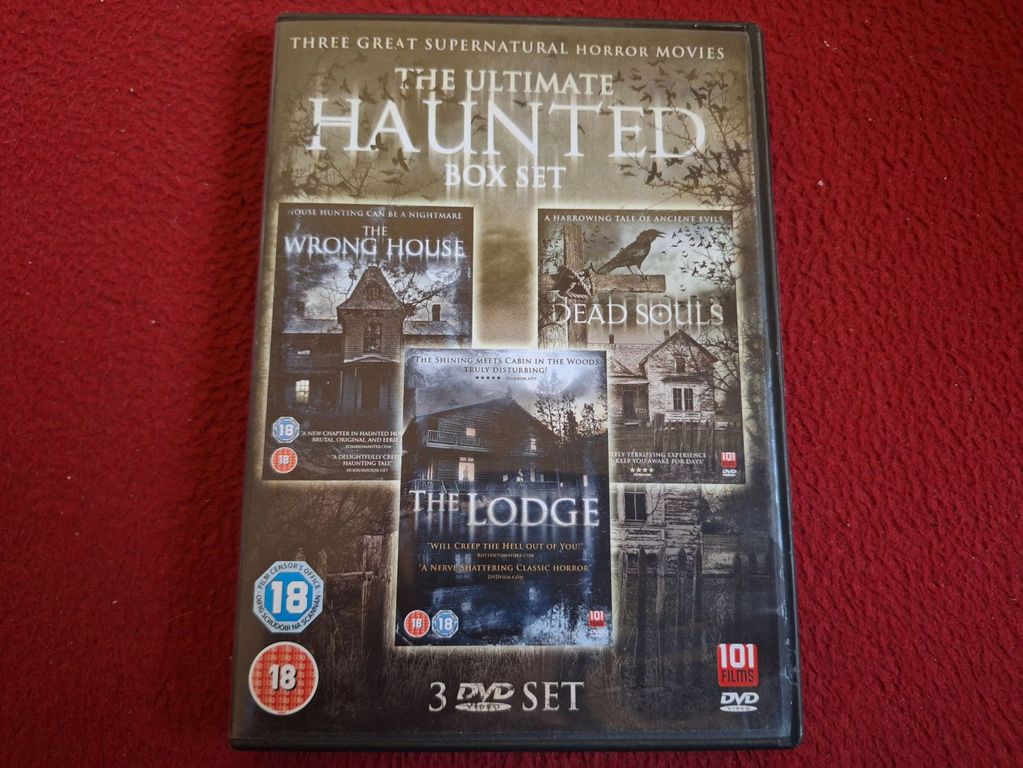 ULTIMATE HAUNTED - THE WRONG HOUSE / DEAD SOULS / THE LODGE BOX DVD