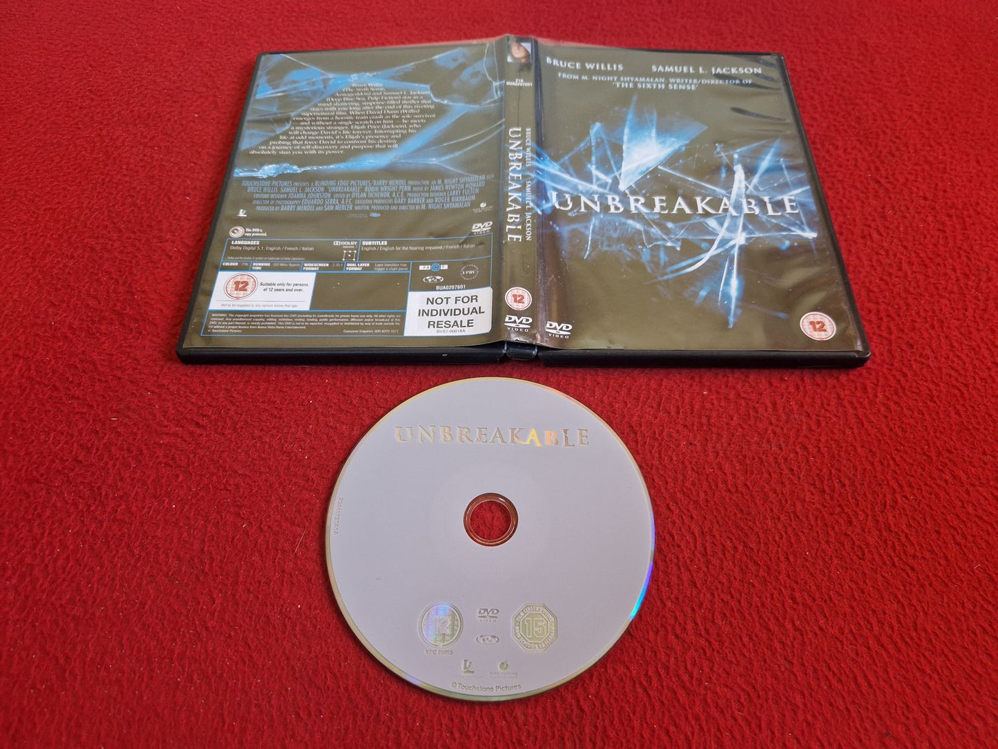 UNBREAKABLE DVD
