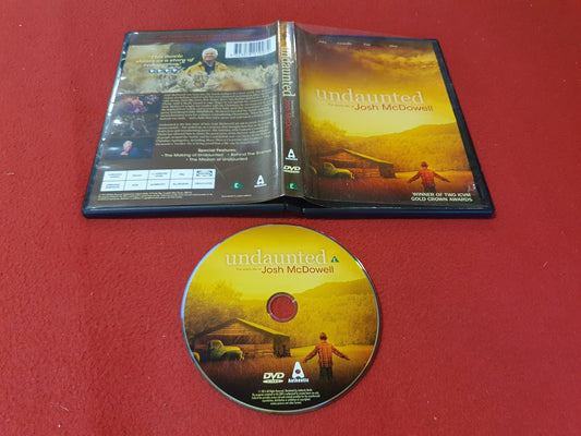 UNDAUNTED THE EARLY LIFE OF JOSH MCDOWELL till DVD