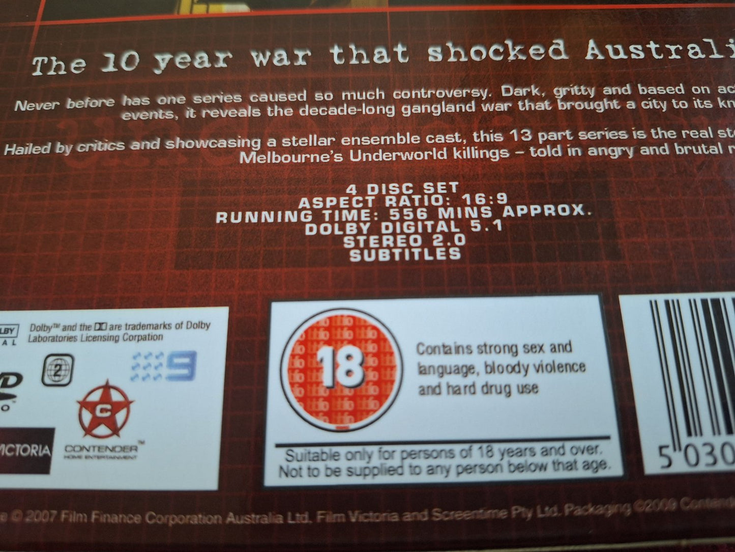 UNDERBELLY SEASON 1 BOX DVD