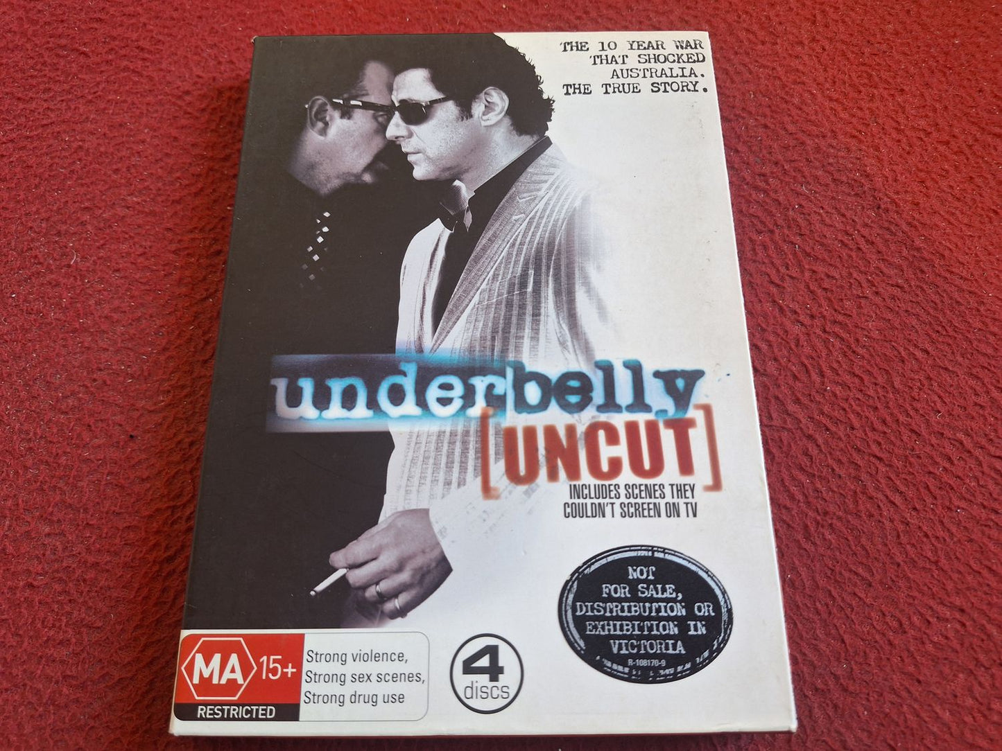 UNDERBELLY UNCUT [ REGION 4 / PAL ] [ ENGELSK TEXT ] BOX DVD