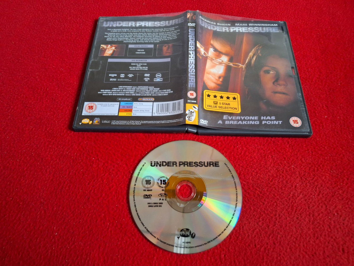 UNDER PRESSURE DVD