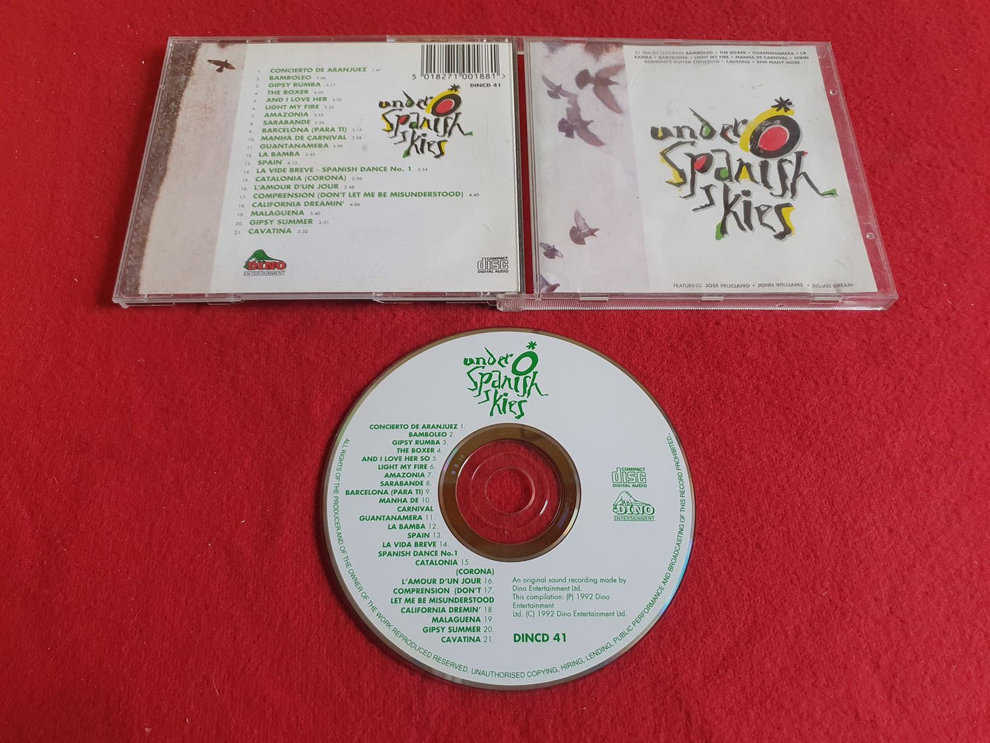 UNDER SPANISH SKIES  till CD