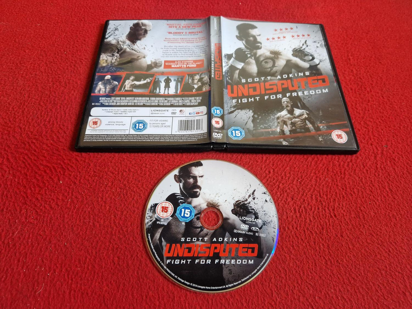 UNDISPUTED FIGHT FOR FREEDOM DVD