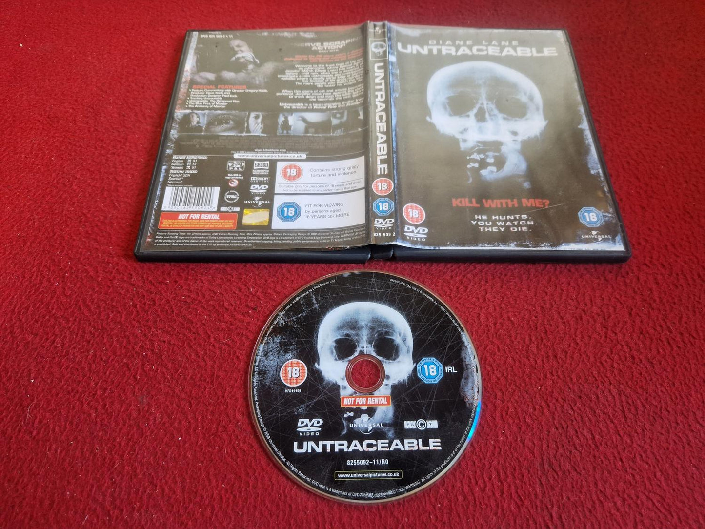 UNTRACEABLE DVD