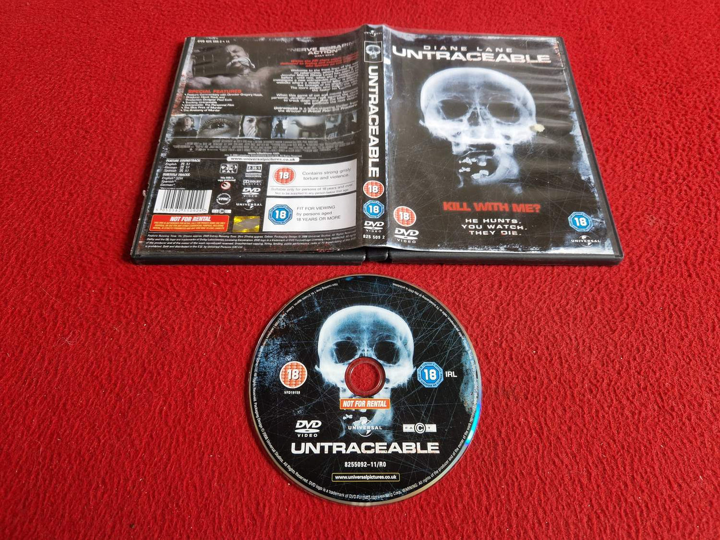 UNTRACEABLE DVD