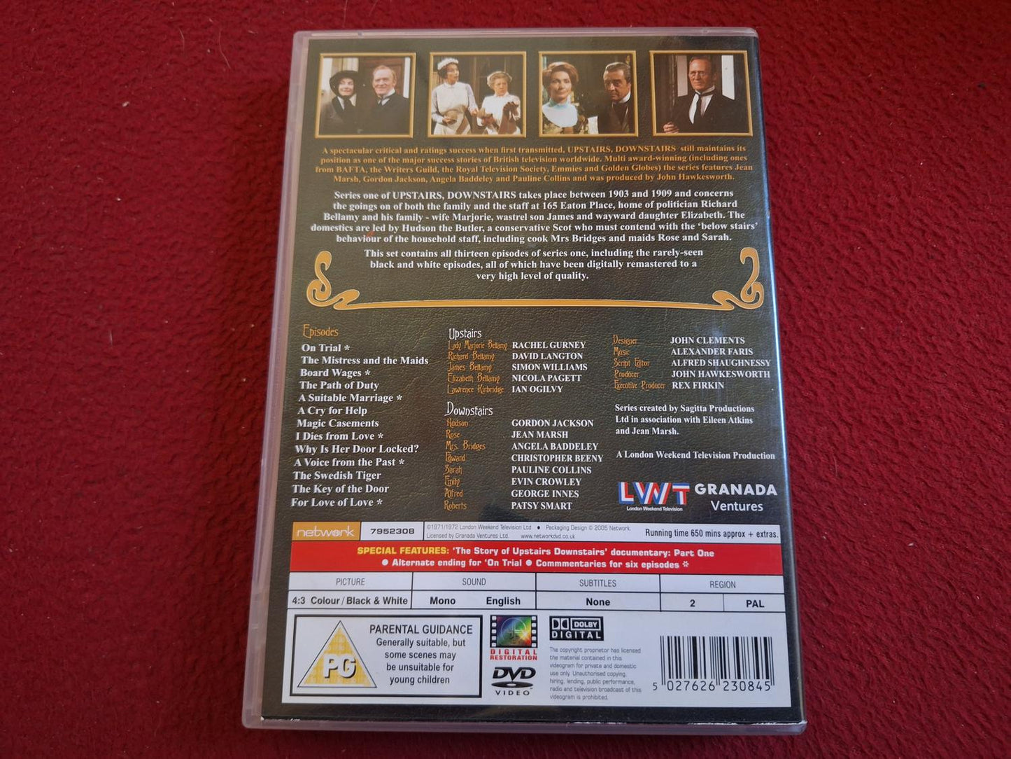 UPSTAIRS DOWNSTAIRS SERIES 1 BOX DVD