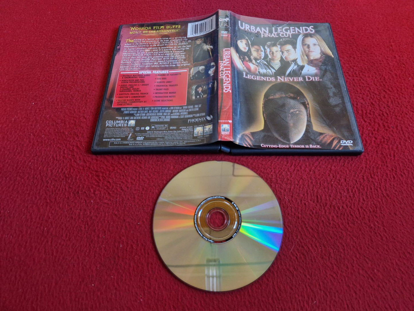 URBAN LEGENDS FINAL FUT DVD