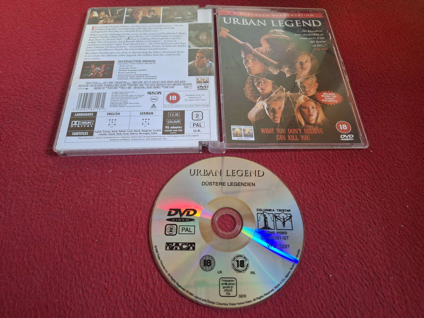 URBAN LEGEND [ SVENSK TEXT ] DVD