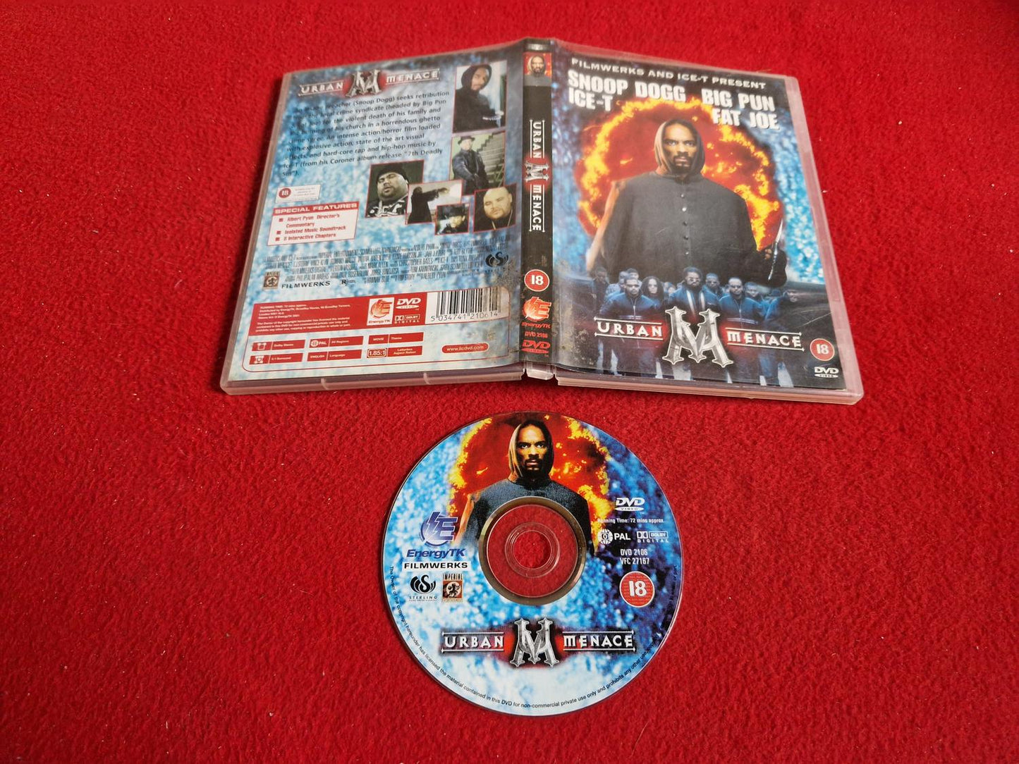 URBAN MENACE [ SNOOP DOGG / BIG PUN / ICE-T / FAT JOE ] DVD