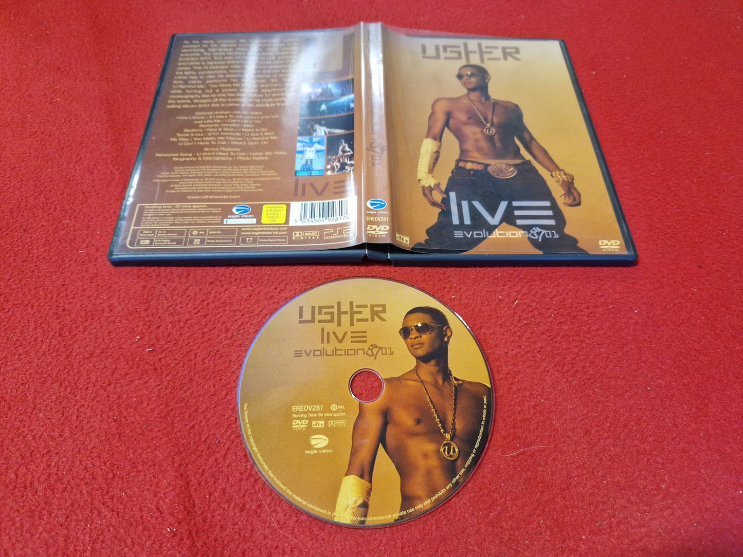 USHER LIVE EVOLUTION 8701 till DVD
