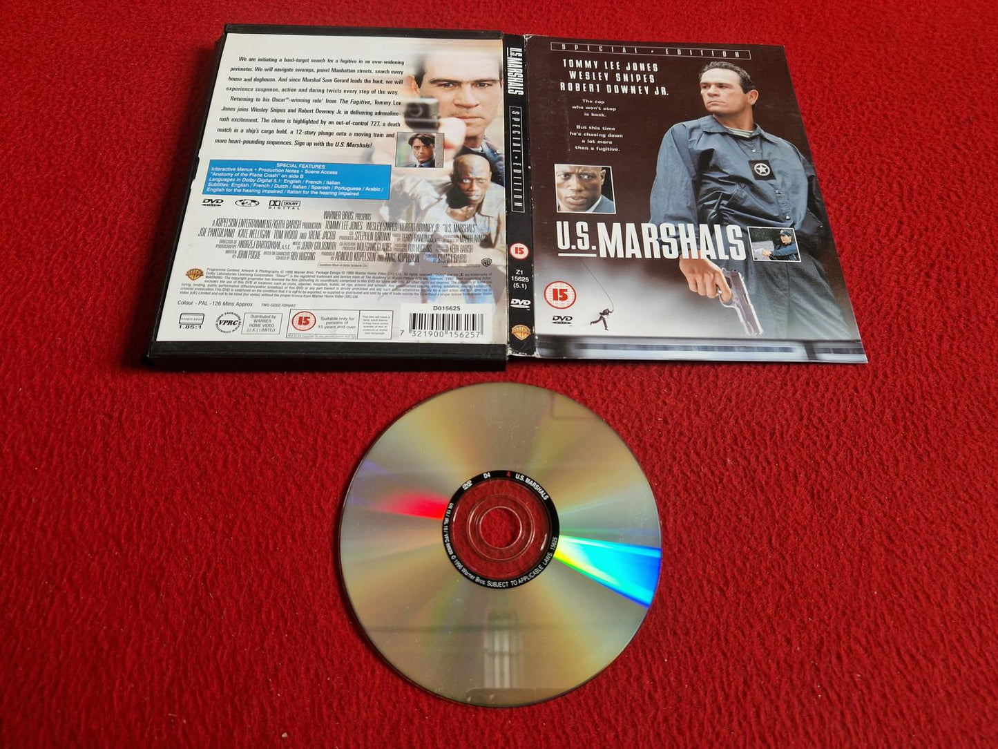 U.S. MARSHALS SPECIAL EDITION [ SNAPCASE ] DVD