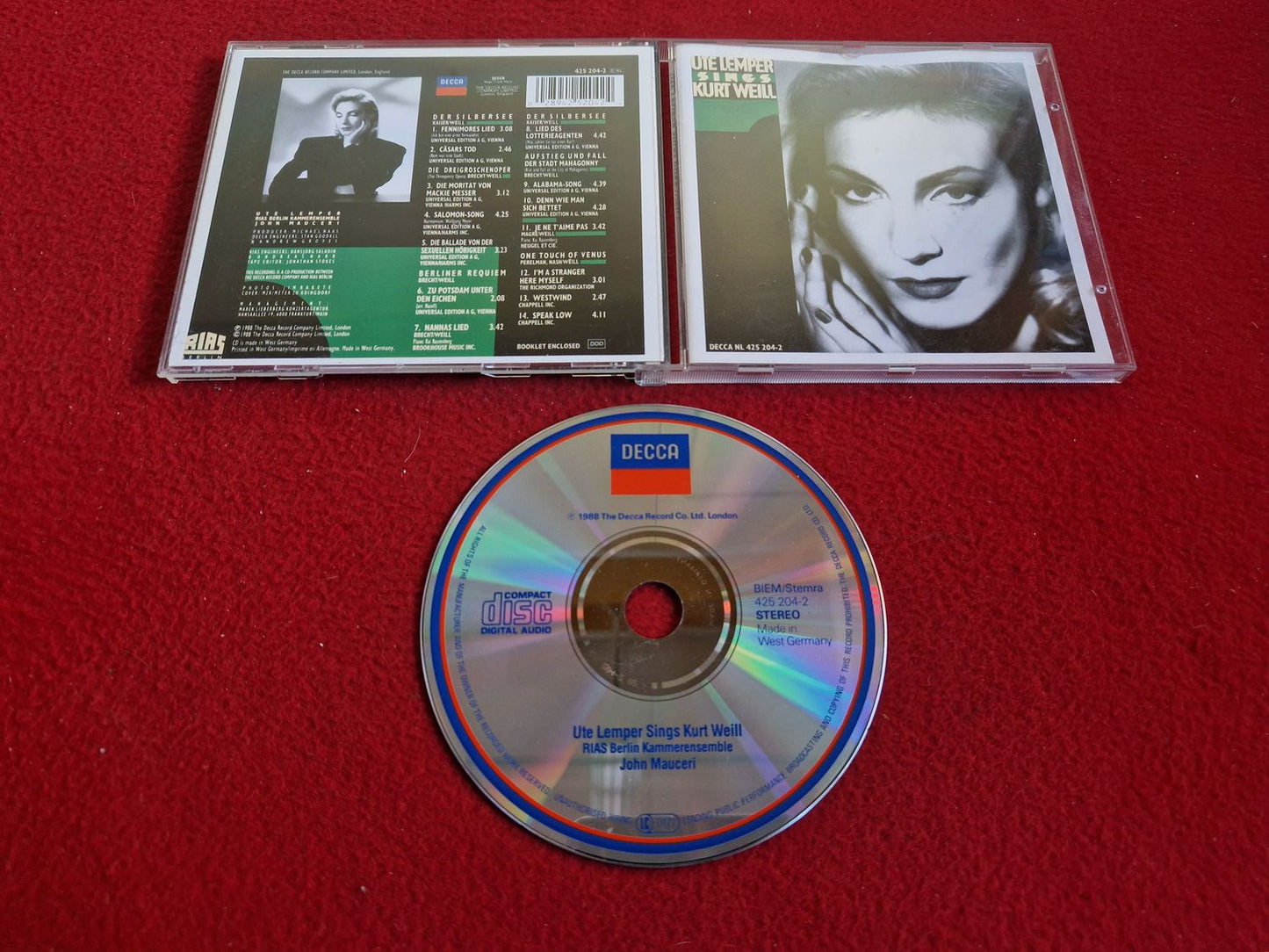 UTE LEMPER SINGS KURT WEILL CD