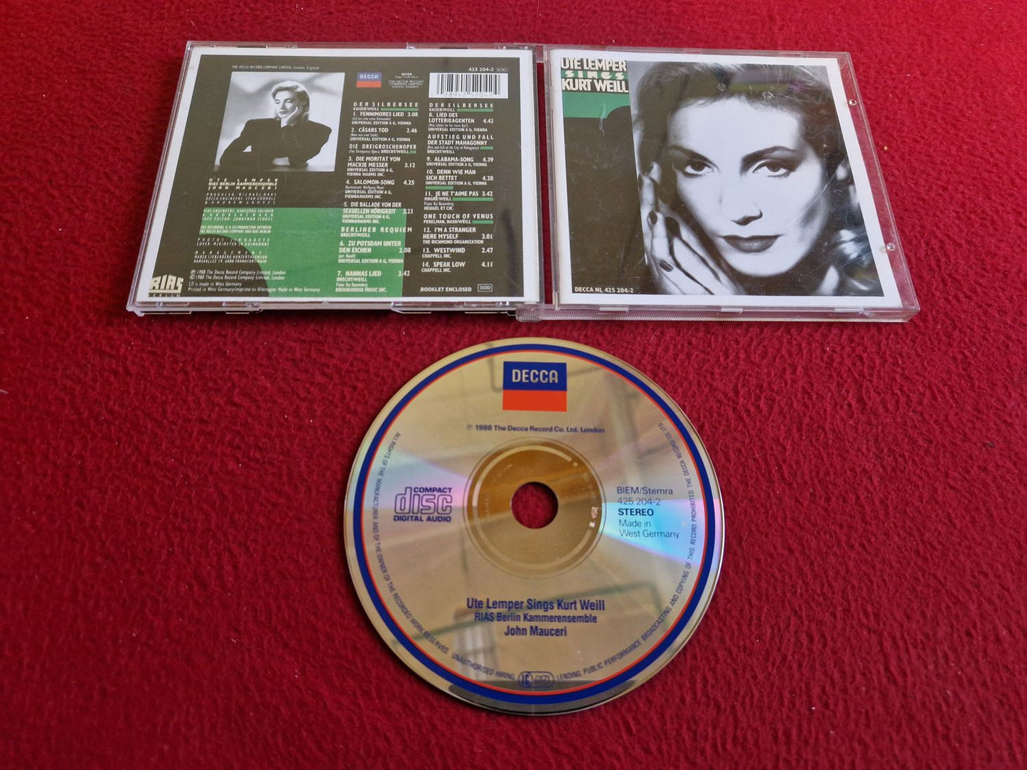 UTE LEMPER SINGS KURT WEILL CD