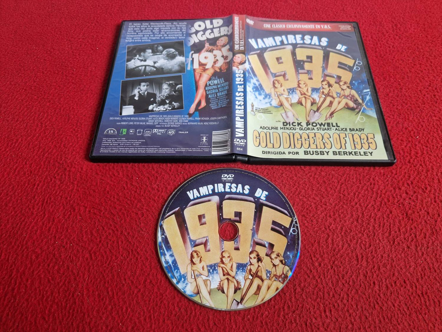 VAMPIRESAS DE 1935 (GOLD DIGGERS OF 1935) [ ENGELSKT TAL / TEXT ] DVD