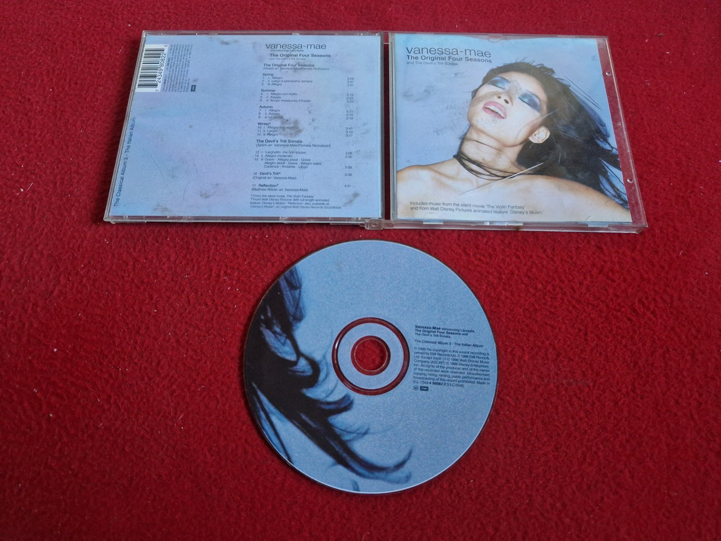 VANESSA-MAE THE ORIGINAL FOUR SEASONS & THE DEVIL'S TRILL SONATA till CD