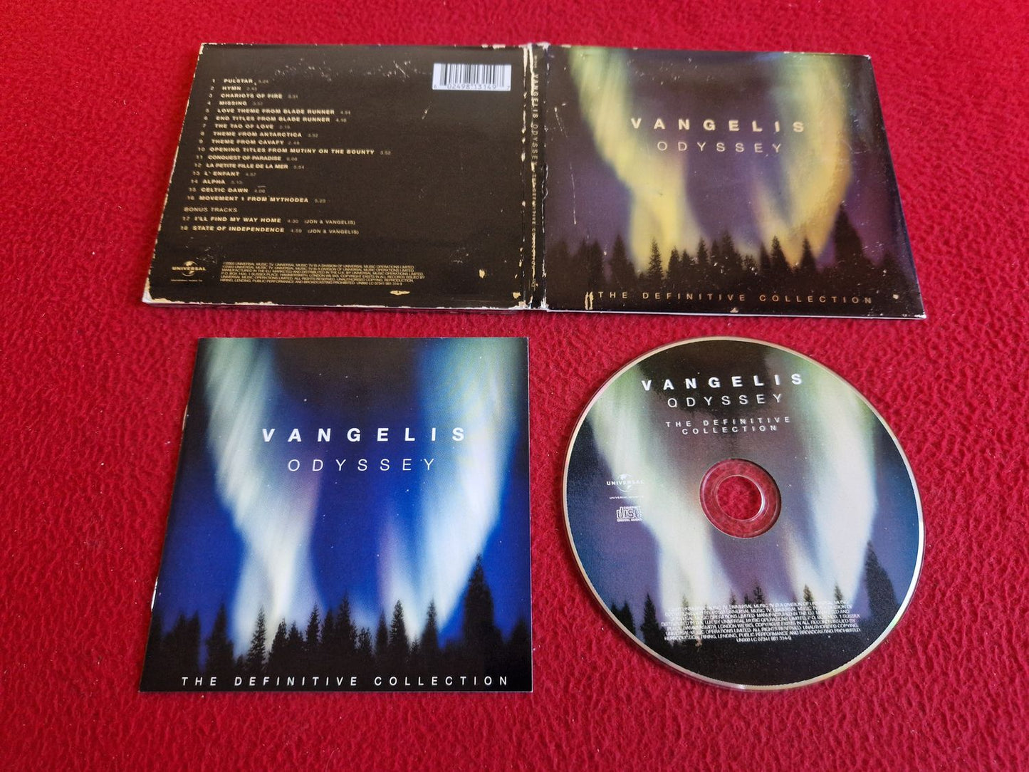VANGELIS ODYSSEY THE DEFINITIVE COLLECTION CD