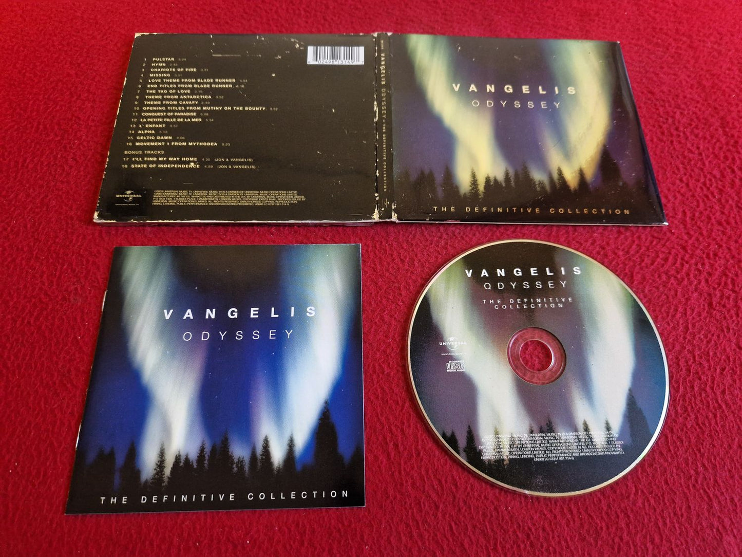 VANGELIS ODYSSEY THE DEFINITIVE COLLECTION CD