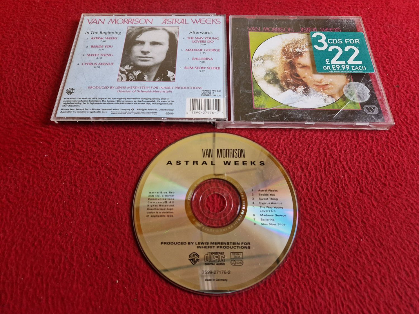 VAN MORRISON ASTRAL WEEKS CD