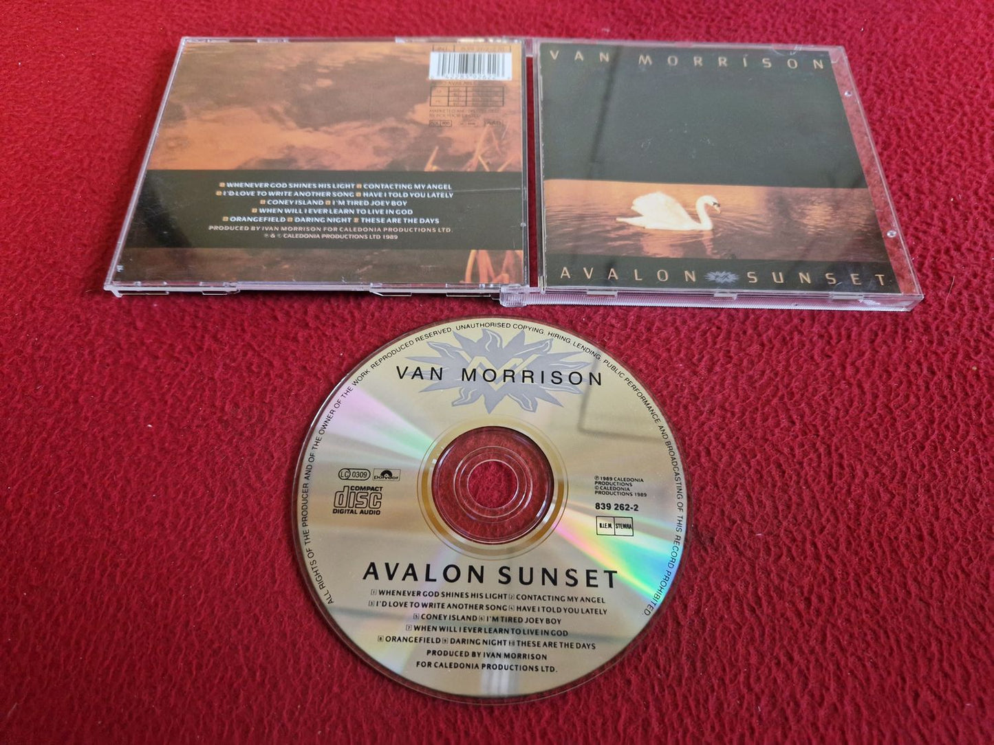 VAN MORRISON AVALON SUNSET CD