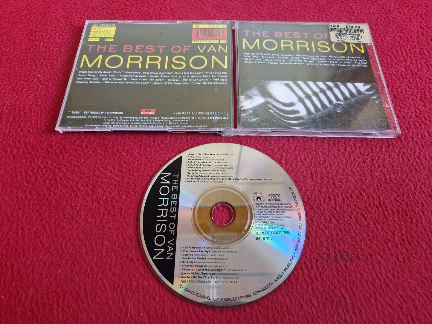 VAN MORRISON THE BEST OF CD