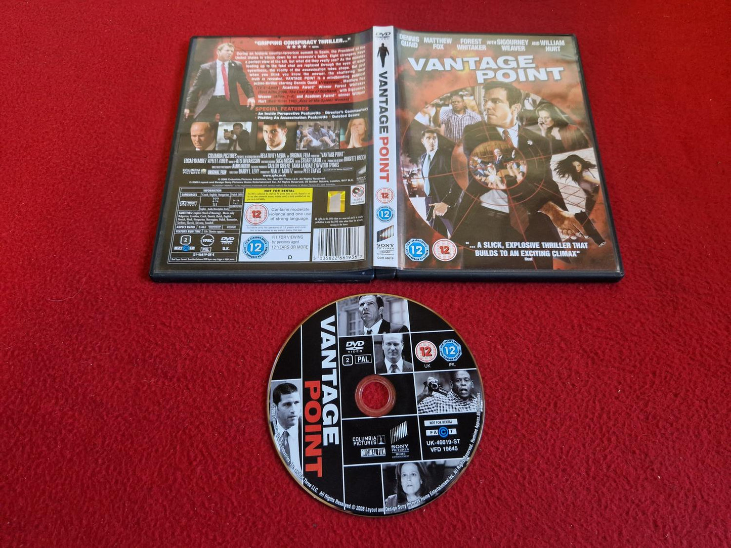 VANTAGE POINT DVD