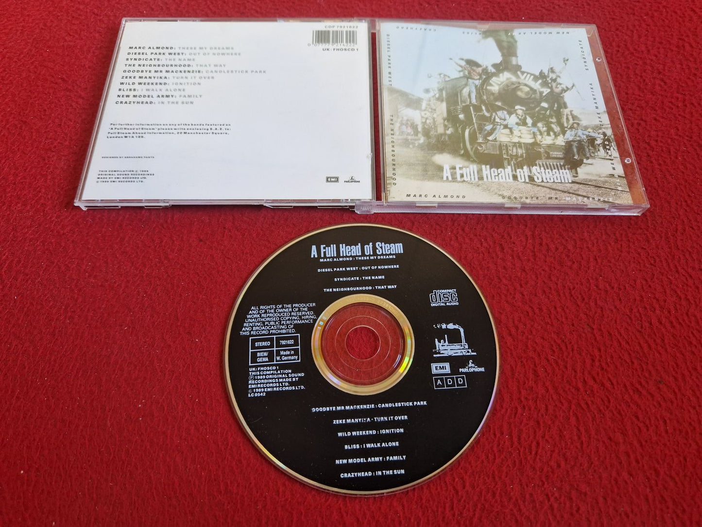 VARIOUS A FULL HEAD OF STEAM CD