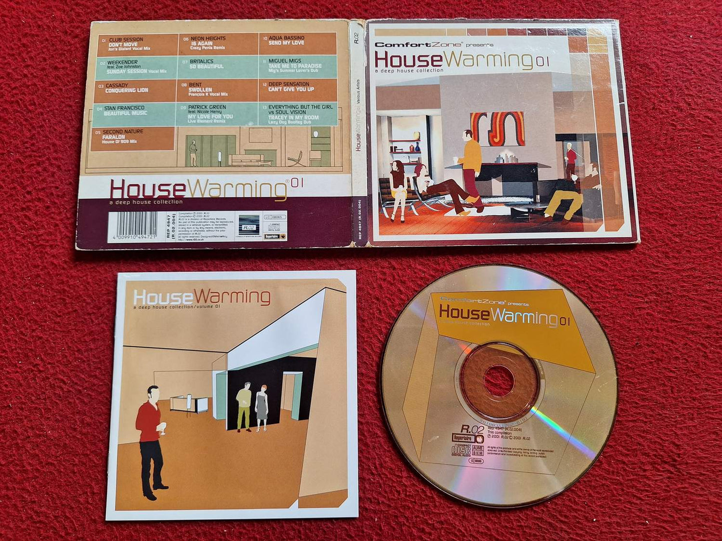 VARIOUS HOUSE WARMING A DEEP HOUSE COLLECTION [ VATTENSKADAD SE BILD ] CD