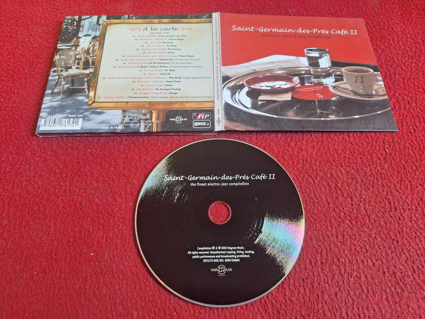 VARIOUS SAINT-GERMAIN DES PRES CAFE THE FINEST ELECTRO-JAZZ COMPILATION II 2 CD