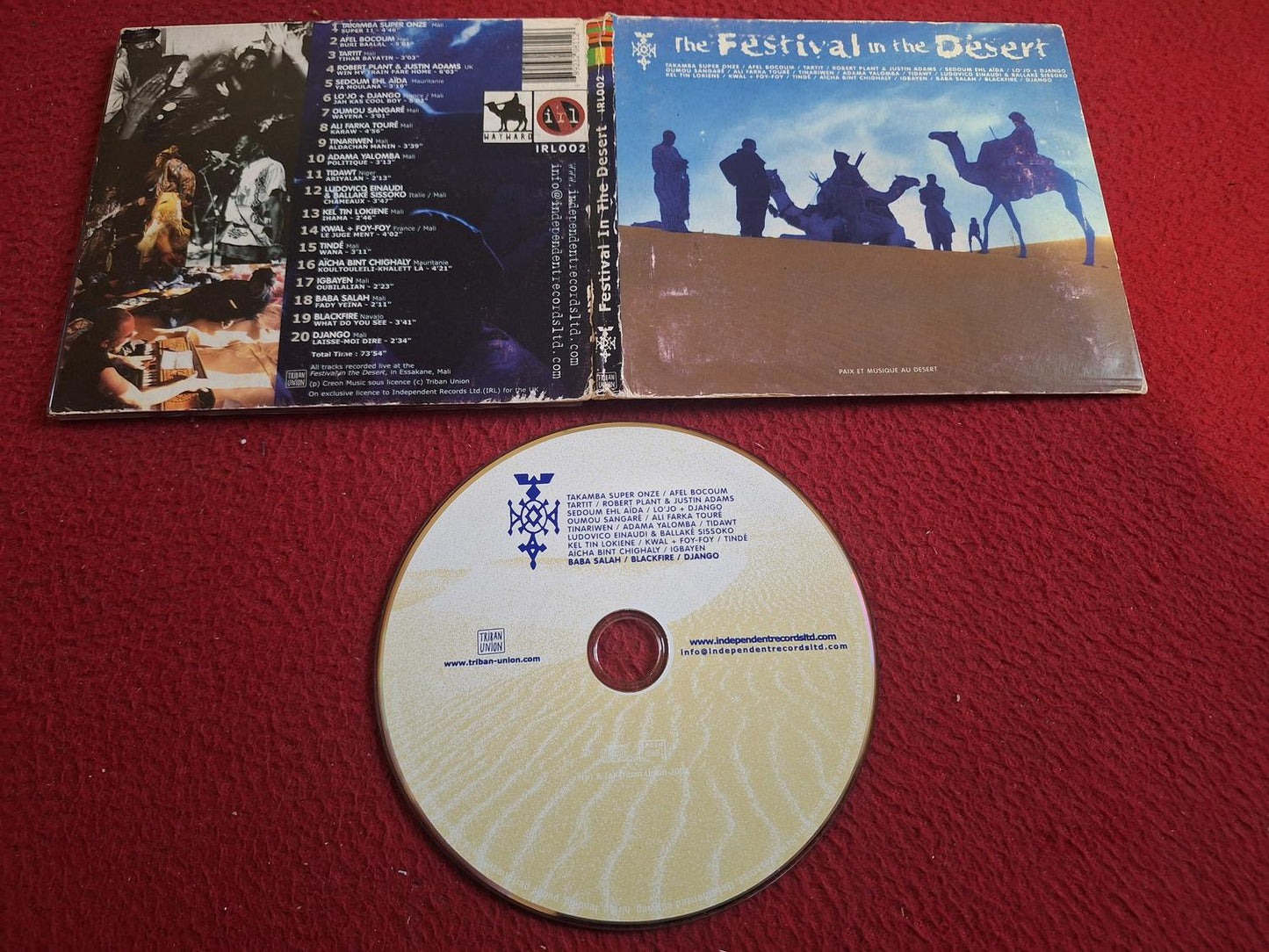 VARIOUS THE FESTIVAL IN THE DESERT CD