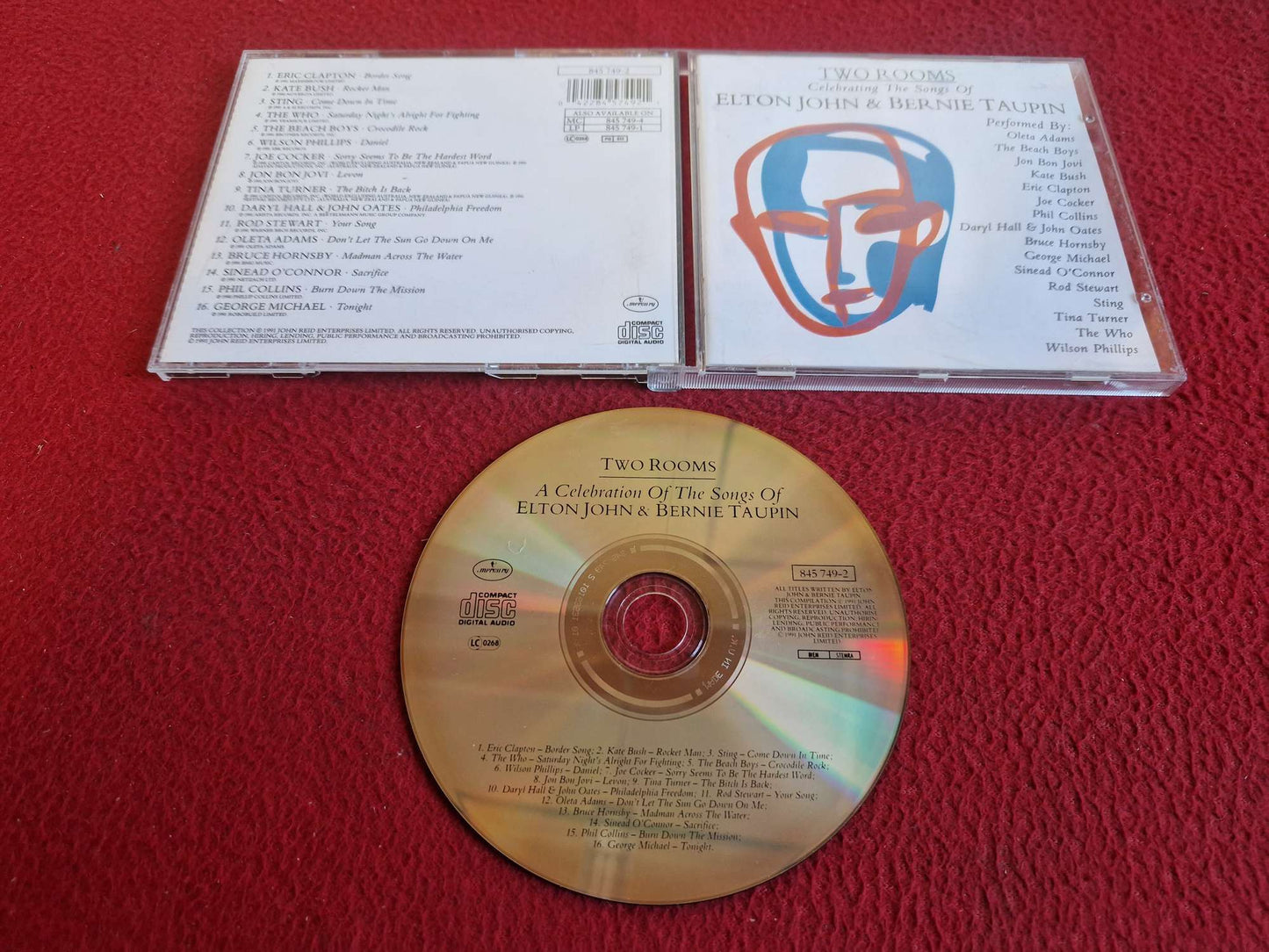 VARIOUS - TWO ROOMS - CELEBRATING THE SONGS OF ELTON JOHN & BERNIE TAUPIN CD