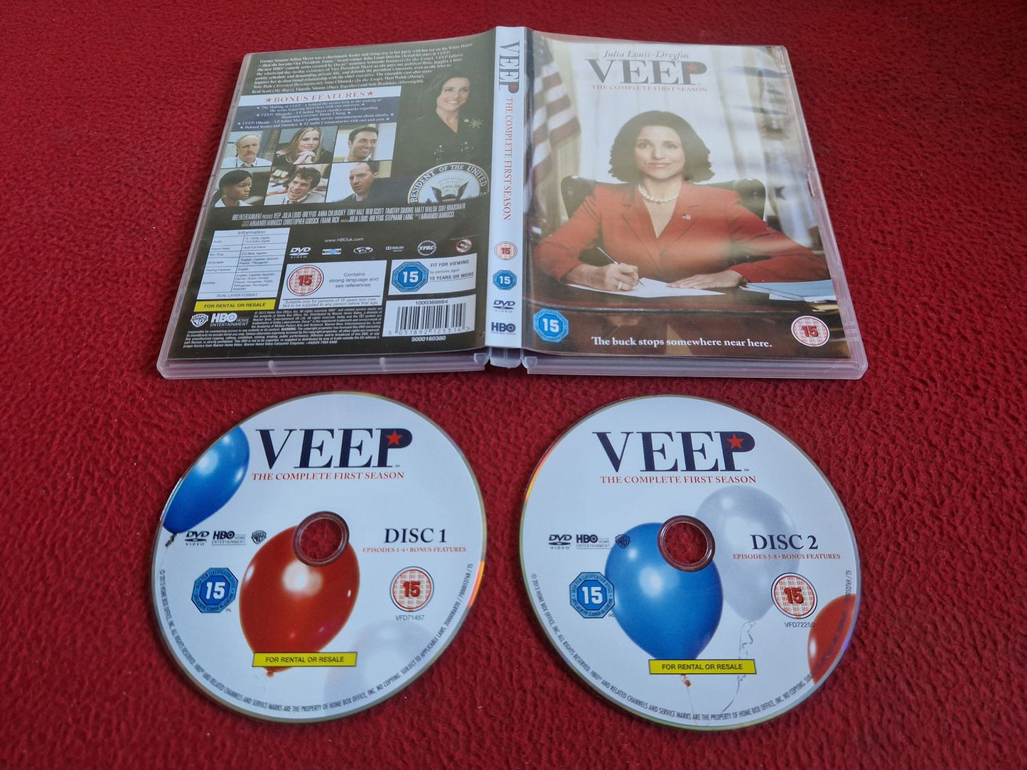VEEP SEASON 1 [ SVENSK TEXT ] DVD