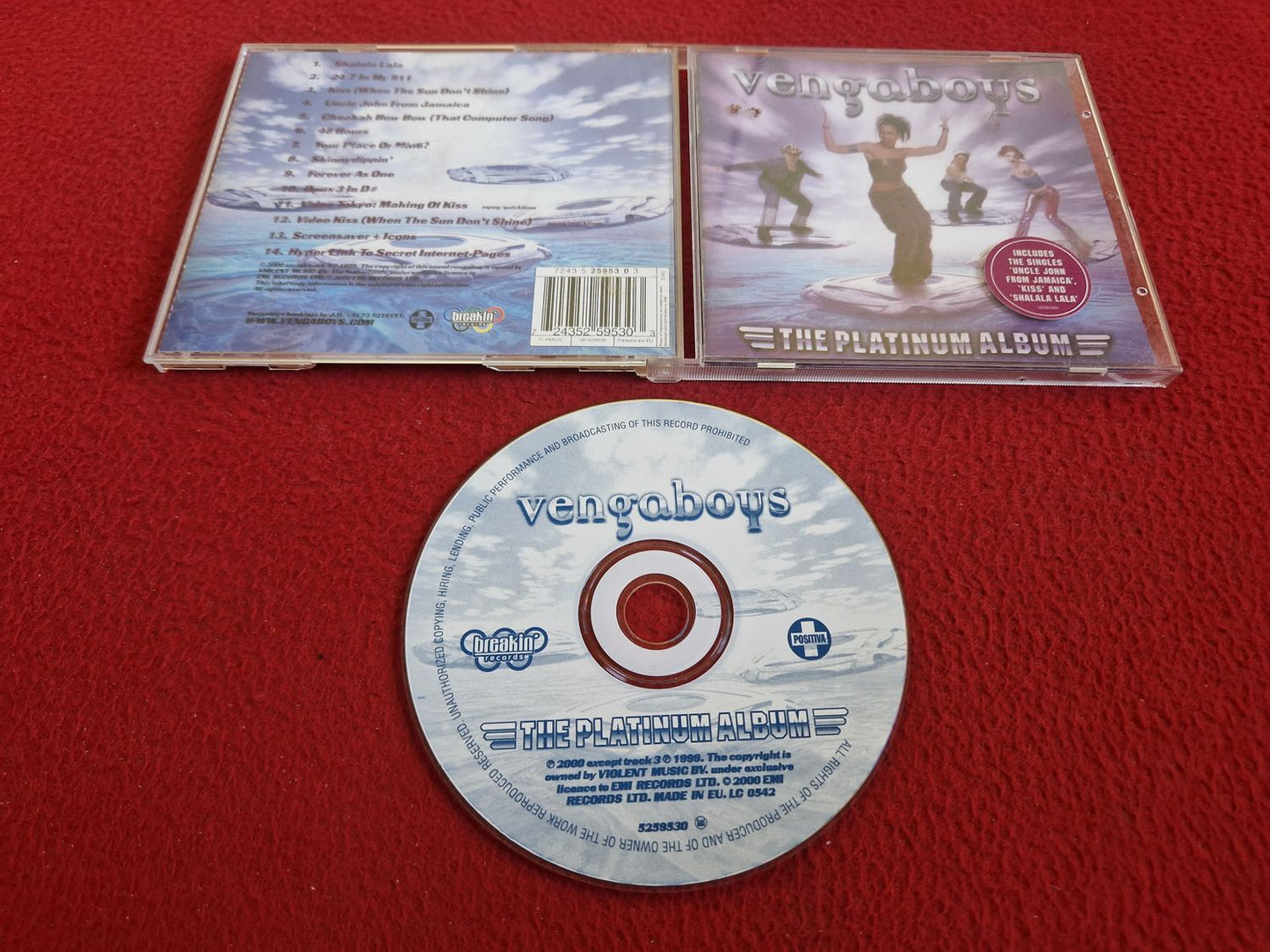 VENGABOYS THE PLATINUM ALBUM CD