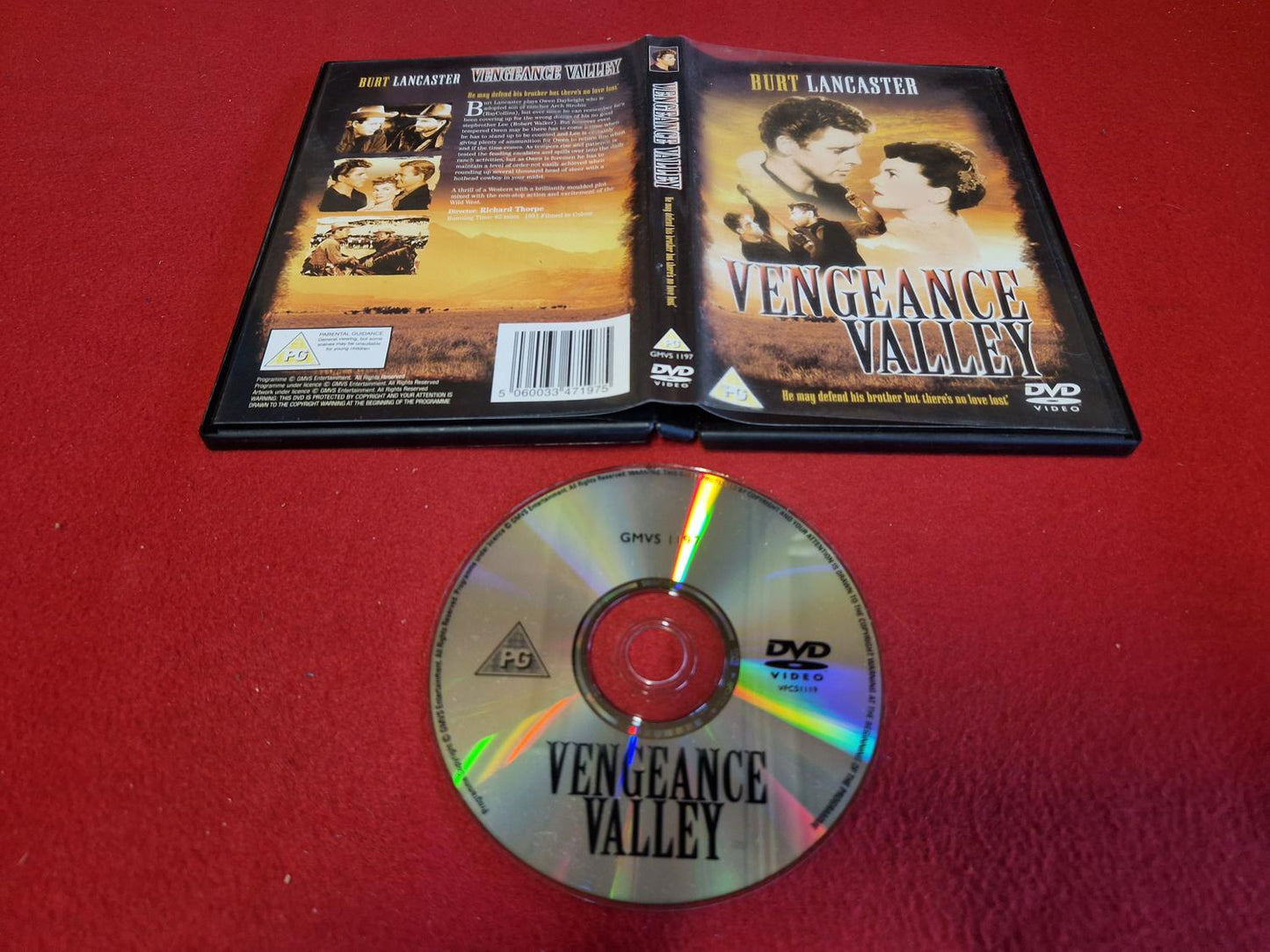 VENGEANCE VALLEY [ BURT LANCASTER ] till DVD