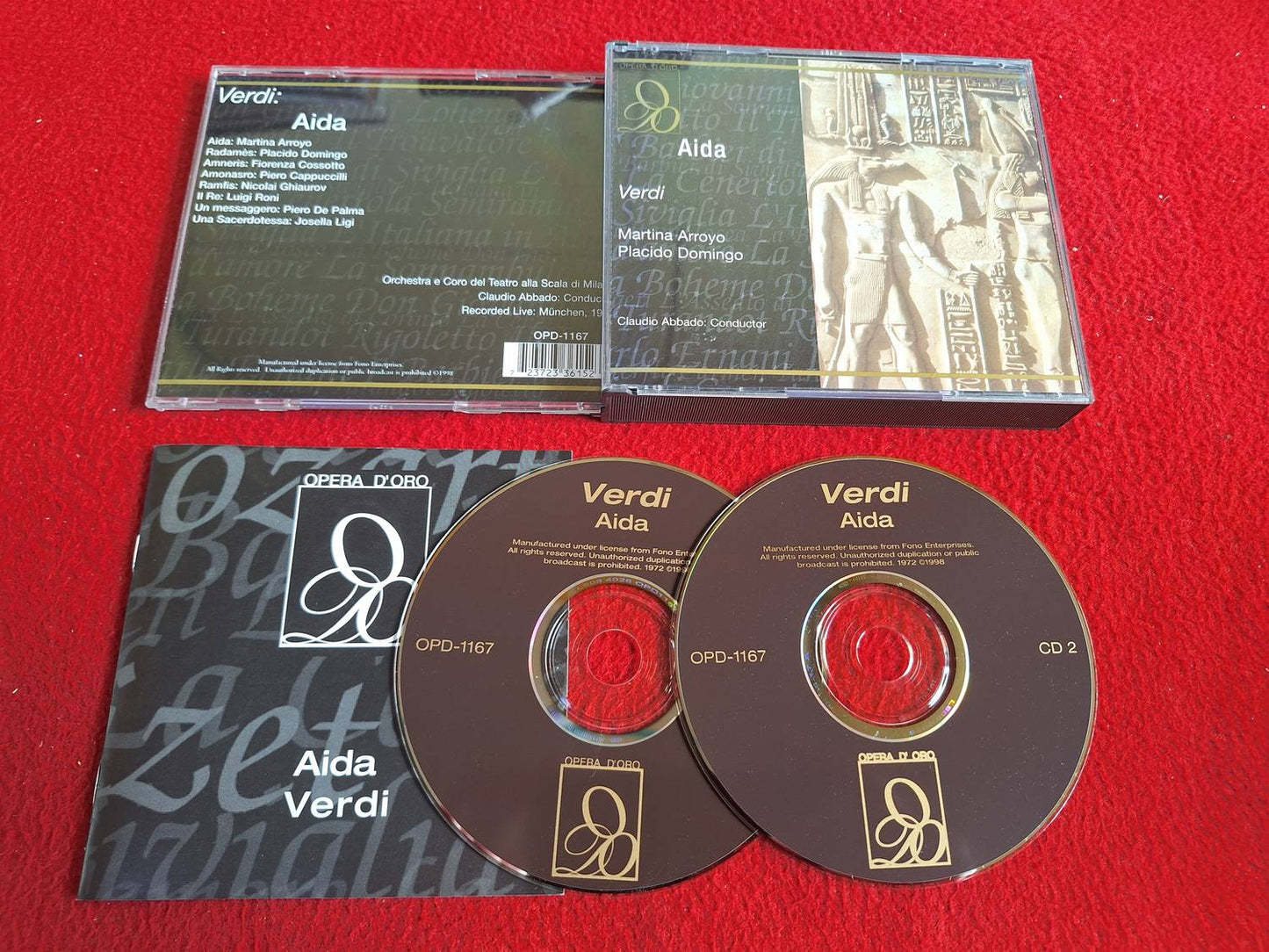 VERDI AIDA ARROYO / DOMINGO - CLAUDIO ABBADO CD BOX